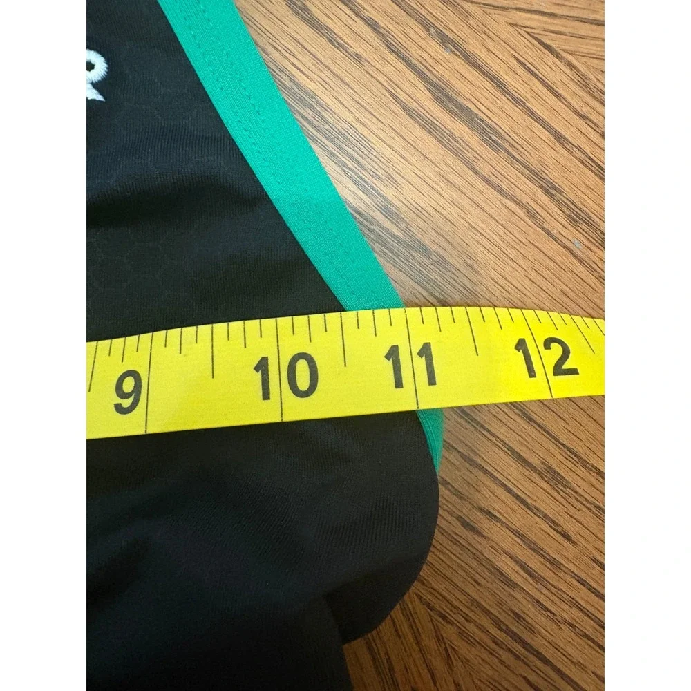 TYR Girls Competitive‎ One Piece Swimsuit Black Green Honeycomb Size 30 G14